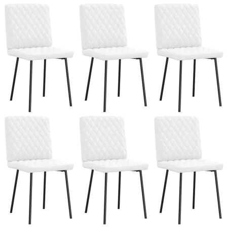 Sillas de comedor 6 uds cuero sintético blanco von , Essstühle - Ref: Foro24-3315489, Preis: 251,28 €, Rabatt: %