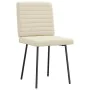 Sillas de comedor 2 unidades cuero sintético crema de , Sillas de comedor - Ref: Foro24-4101167, Precio: 86,96 €, Descuento: %