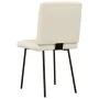 Sillas de comedor 2 unidades cuero sintético crema de , Sillas de comedor - Ref: Foro24-4101167, Precio: 86,96 €, Descuento: %