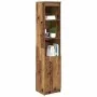 Aparador de madera vieja 37,5x35x180 cm Madera de ingeniería de , Aparadores - Ref: Foro24-861677, Precio: 83,32 €, Descuento: %