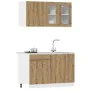 Set de muebles cocina 4 pzas madera ingeniería roble artesanal de , Armarios de cocina - Ref: Foro24-3328574, Precio: 266,51 ...