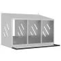 Nido para gallinas con 3 compartimentos plateado galvanizado de , Jaulas y habitáculos para animales pequeños - Ref: Foro24-8...