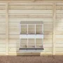 Nido para gallinas con 6 compartimentos plateado galvanizado de , Jaulas y habitáculos para animales pequeños - Ref: Foro24-8...