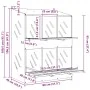 Nido para gallinas con 6 compartimentos plateado galvanizado de , Jaulas y habitáculos para animales pequeños - Ref: Foro24-8...
