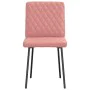 Sillas de comedor 4 unidades cuero sintético rosa de , Sillas de comedor - Ref: Foro24-3315220, Precio: 168,59 €, Descuento: %
