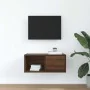 Mueble de TV madera contrachapada roble marrón 60x31x25,5 cm de , Muebles TV - Ref: Foro24-861448, Precio: 42,87 €, Descuento: %
