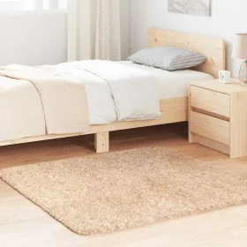 Alfombra peluda de pelo largo NAVARRA beige 120x120cm poliéster de , Alfombras - Ref: Foro24-4102861, Precio: 25,83 €, Descue...