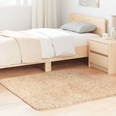 Alfombra peluda de pelo largo NAVARRA beige 120x120cm poliéster de , Alfombras - Ref: Foro24-4102861, Precio: 25,83 €, Descue...