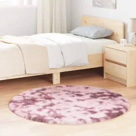 Alfombra de pelo largo NAVARRA rosa polvoriento 120x120 cm de , Alfombras - Ref: Foro24-4102905, Precio: 24,41 €, Descuento: %