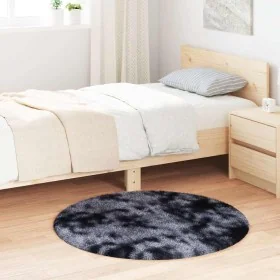 Alfombra de pelo largo NAVARRA gris oscuro 100x100 cm poliéster de , Alfombras - Ref: Foro24-4102896, Precio: 21,27 €, Descue...