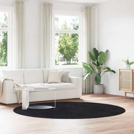 Alfombra peluda de pelo largo NAVARRA negra 240x240cm poliéster de , Alfombras - Ref: Foro24-4102926, Precio: 69,97 €, Descue...