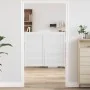 Puertas batientes diseño de lamas 1 par blanco 90x100 cm by , Doors for the home - Ref: Foro24-4107144, Price: 79,71 €, Disco...