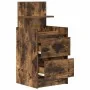 Mesillas de noche con 2 cajones 2 uds roble ahumado 38x34x80 cm de , Mesitas de noche - Ref: Foro24-861364, Precio: 93,97 €, ...