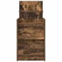 Mesillas de noche con 2 cajones 2 uds roble ahumado 38x34x80 cm de , Mesitas de noche - Ref: Foro24-861364, Precio: 93,97 €, ...