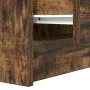 Mesillas de noche con 2 cajones 2 uds roble ahumado 38x34x80 cm de , Mesitas de noche - Ref: Foro24-861364, Precio: 93,97 €, ...
