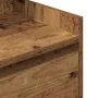 Mesillas de noche con 2 cajones 2 uds madera vieja 38x34x80 cm de , Mesitas de noche - Ref: Foro24-861370, Precio: 93,97 €, D...