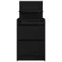 Mesillas de noche con 2 cajones 2 uds. Negro 38x34x80 cm de , Mesitas de noche - Ref: Foro24-861358, Precio: 97,84 €, Descuen...