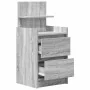 Mesillas de noche con 2 cajones 2 uds gris Sonoma 38x34x80 cm de , Mesitas de noche - Ref: Foro24-861366, Precio: 97,38 €, De...