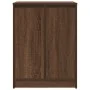 Zapatero de madera de roble marrón 57x34x76 cm de , Zapateros y organizadores de calzado - Ref: Foro24-861874, Precio: 85,32 ...