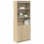 Aparador alto madera de ingeniería roble Sonoma 70x35x180 cm de , Aparadores - Ref: Foro24-3328473, Precio: 121,82 €, Descuen...