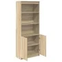 Aparador alto madera de ingeniería roble Sonoma 70x35x180 cm de , Aparadores - Ref: Foro24-3328473, Precio: 121,82 €, Descuen...