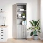 Aparador de madera de ingeniería Sonoma gris 50x35x180 cm de , Aparadores - Ref: Foro24-3328467, Precio: 107,81 €, Descuento: %