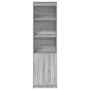 Aparador de madera de ingeniería Sonoma gris 50x35x180 cm de , Aparadores - Ref: Foro24-3328467, Precio: 107,81 €, Descuento: %