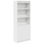 Aparador alto madera de ingeniería blanco 70x35x180 cm de , Aparadores - Ref: Foro24-3328471, Precio: 122,19 €, Descuento: %