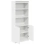 Aparador alto madera de ingeniería blanco 70x35x180 cm de , Aparadores - Ref: Foro24-3328471, Precio: 122,19 €, Descuento: %