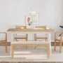 Banco 110 cm Madera Maciza Caucho von , Ess- und Küchenbänke - Ref: Foro24-4102603, Preis: 76,76 €, Rabatt: %