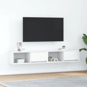 Muebles de TV 2 uds Blanco 80x31x25,5 cm Madera de ingeniería de , Muebles TV - Ref: Foro24-861455, Precio: 81,98 €, Descuent...