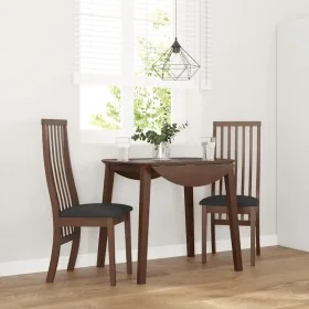 Sillas de comedor con cojines 2 uds madera maciza marrón caucho de , Sillas de comedor - Ref: Foro24-4102454, Precio: 144,58 ...