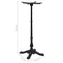 Pata de mesa de bistró negra 52x52x108 cm de hierro fundido de , Patas para mesas - Ref: Foro24-325434, Precio: 128,43 €, Des...