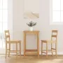 Taburetes de bar 2 uds madera maciza natural caucho de , Taburetes de cocina - Ref: Foro24-4102558, Precio: 131,15 €, Descuen...