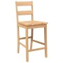 Taburetes de bar 2 uds madera maciza natural caucho de , Taburetes de cocina - Ref: Foro24-4102558, Precio: 131,15 €, Descuen...