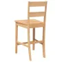 Taburetes de bar 2 uds madera maciza natural caucho de , Taburetes de cocina - Ref: Foro24-4102558, Precio: 131,15 €, Descuen...