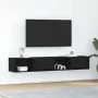 Muebles de TV 2 uds Roble Negro 80x31x25,5 cm Madera ingeniería de , Muebles TV - Ref: Foro24-861457, Precio: 84,29 €, Descue...