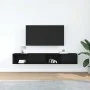 Muebles de TV 2 uds Roble Negro 80x31x25,5 cm Madera ingeniería de , Muebles TV - Ref: Foro24-861457, Precio: 84,29 €, Descue...