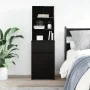 Mesilla de noche de madera de ingeniería negra 39x35x125 cm de , Mesitas de noche - Ref: Foro24-861311, Precio: 75,92 €, Desc...