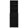 Mesilla de noche de madera de ingeniería negra 39x35x125 cm de , Mesitas de noche - Ref: Foro24-861311, Precio: 75,92 €, Desc...