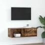 Mueble de TV de roble ahumado 80x31x25,5cm Madera de ingeniería de , Muebles TV - Ref: Foro24-861462, Precio: 47,77 €, Descue...