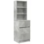 Mesilla de noche gris hormigón 39x35x125cm madera de ingeniería de , Mesitas de noche - Ref: Foro24-861313, Precio: 73,54 €, ...