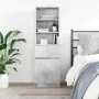 Mesilla de noche gris hormigón 39x35x125cm madera de ingeniería de , Mesitas de noche - Ref: Foro24-861313, Precio: 73,54 €, ...