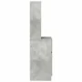 Mesilla de noche gris hormigón 39x35x125cm madera de ingeniería de , Mesitas de noche - Ref: Foro24-861313, Precio: 73,54 €, ...
