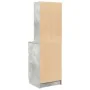 Mesilla de noche gris hormigón 39x35x125cm madera de ingeniería de , Mesitas de noche - Ref: Foro24-861313, Precio: 73,54 €, ...