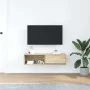 Mueble de TV de roble Sonoma 100x31x25,5cm Madera de ingeniería de , Muebles TV - Ref: Foro24-861476, Precio: 52,18 €, Descue...