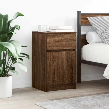 Mesitas de noche 2 uds madera roble marrón 39x35x65 cm de , Mesitas de noche - Ref: Foro24-861332, Precio: 91,38 €, Descuento: %