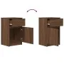 Mesitas de noche 2 uds madera roble marrón 39x35x65 cm de , Mesitas de noche - Ref: Foro24-861332, Precio: 91,38 €, Descuento: %
