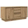 Mueble de TV con luces LED roble artesanal 100x41x50 cm de , Muebles TV - Ref: Foro24-861417, Precio: 104,46 €, Descuento: %