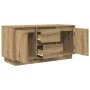 Mueble de TV con luces LED roble artesanal 100x41x50 cm de , Muebles TV - Ref: Foro24-861417, Precio: 104,46 €, Descuento: %